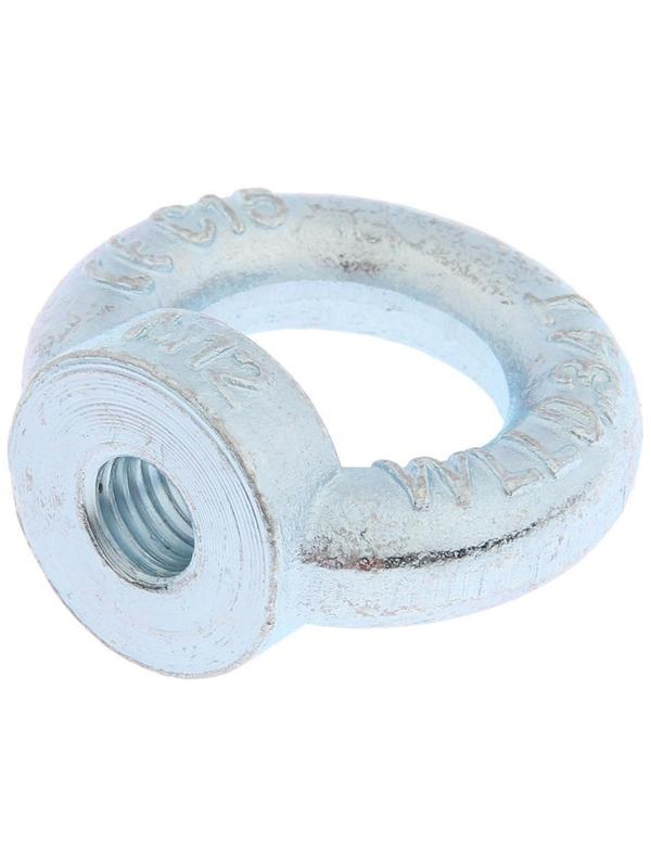 Рым-гайка ТУНДРА krep, DIN582, М12, оцинкованная, 1 шт.