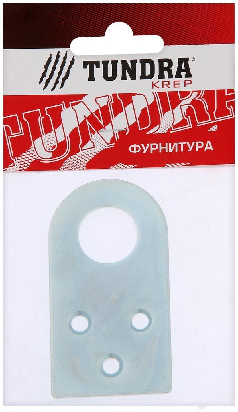 Пробой-ушко ТУНДРА krep, 40х75 мм, цинк, в упаковке 1 шт.