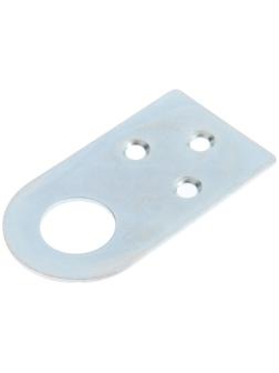 Пробой-ушко ТУНДРА krep, 40х75 мм, цинк, в упаковке 1 шт.