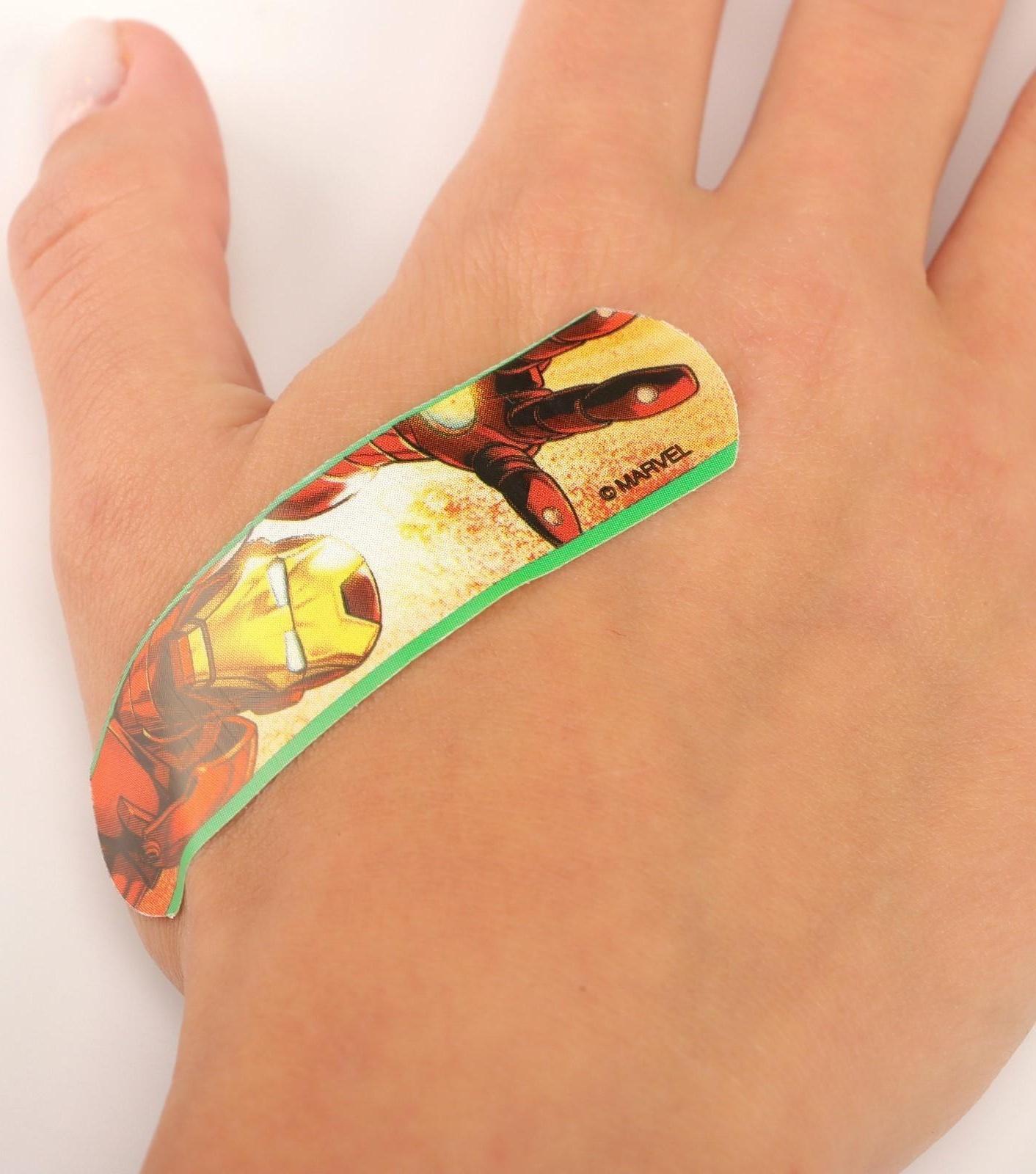 Лейкопластырь бактерицидный Унипласт Детский «Мстители» 20 шт