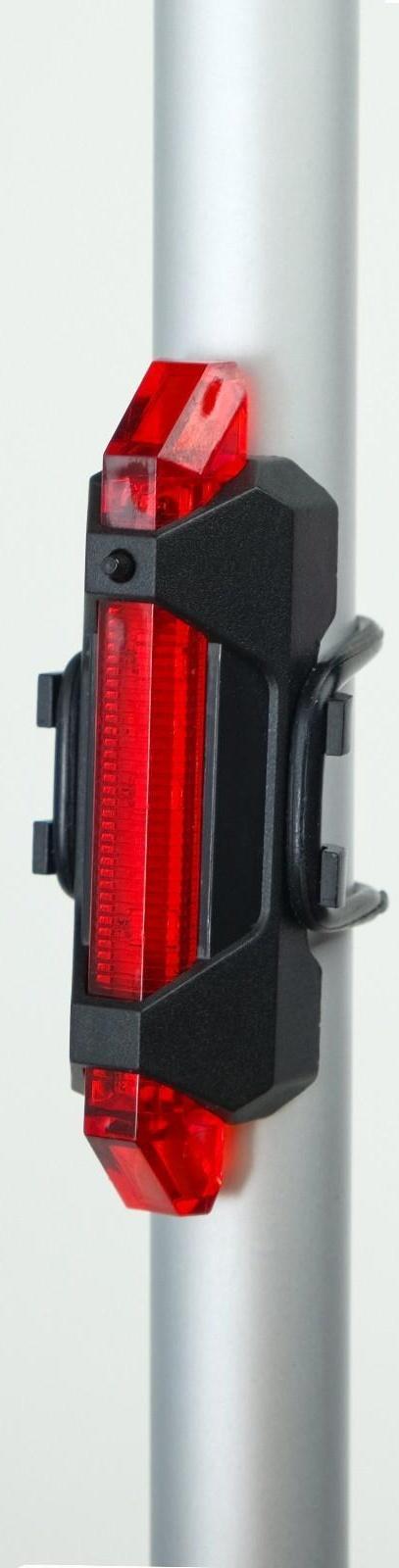 Фонарь велосипедный аккумуляторный, влагозащищённый, 400 мАч, 5 led, 30 лм, 4 режима