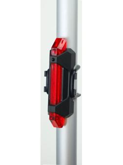 Фонарь велосипедный аккумуляторный, влагозащищённый, 400 мАч, 5 led, 30 лм, 4 режима