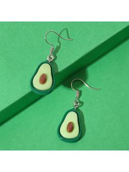 Серьги пластик 