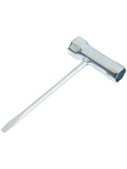 Ключ свечной для пил ТУНДРА, 16 х 19 мм, шлицевая отвертка