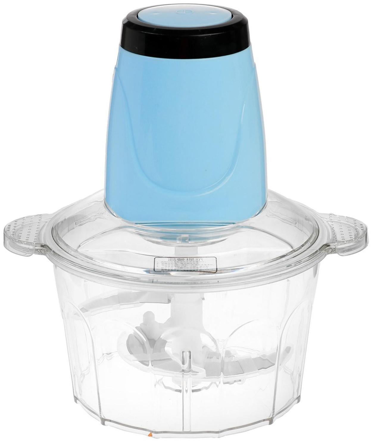 Измельчитель LuazON LBR-06, пластик, 300 Вт, 2 л, голубой