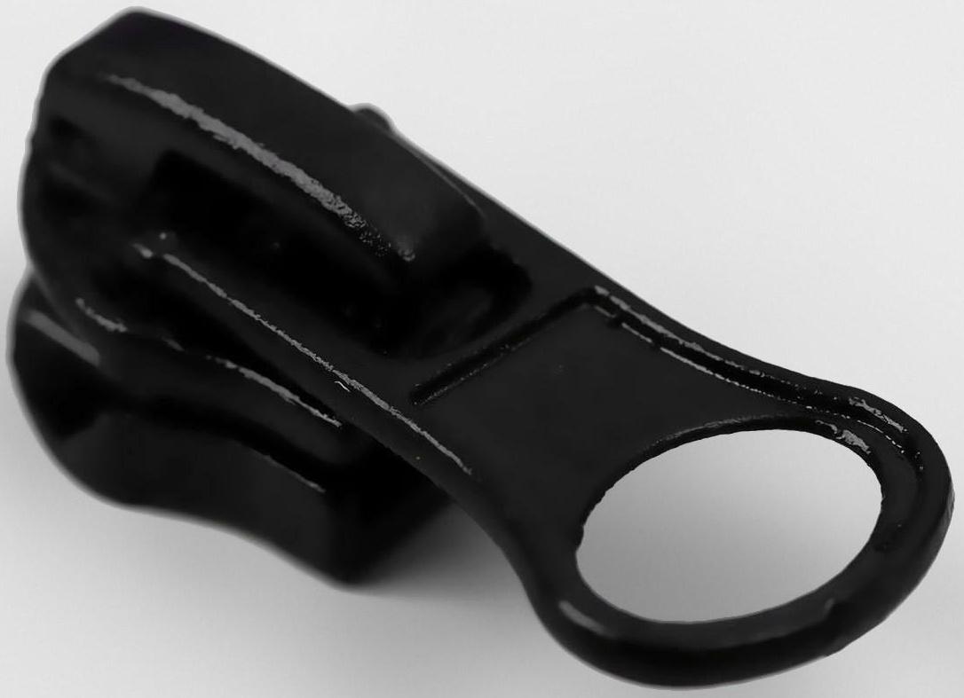 Замок-автомат для молнии «Спираль», №7, 10 шт, цвет чёрный