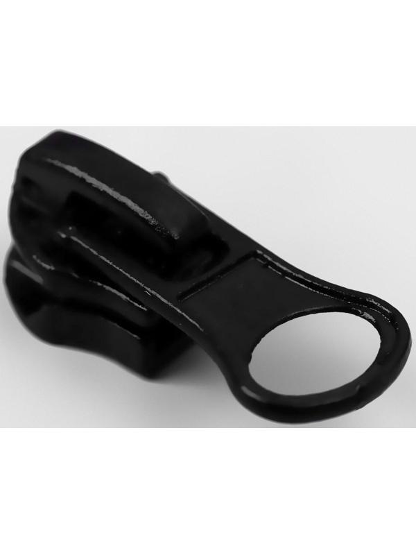 Замок-автомат для молнии «Спираль», №7, 10 шт, цвет чёрный