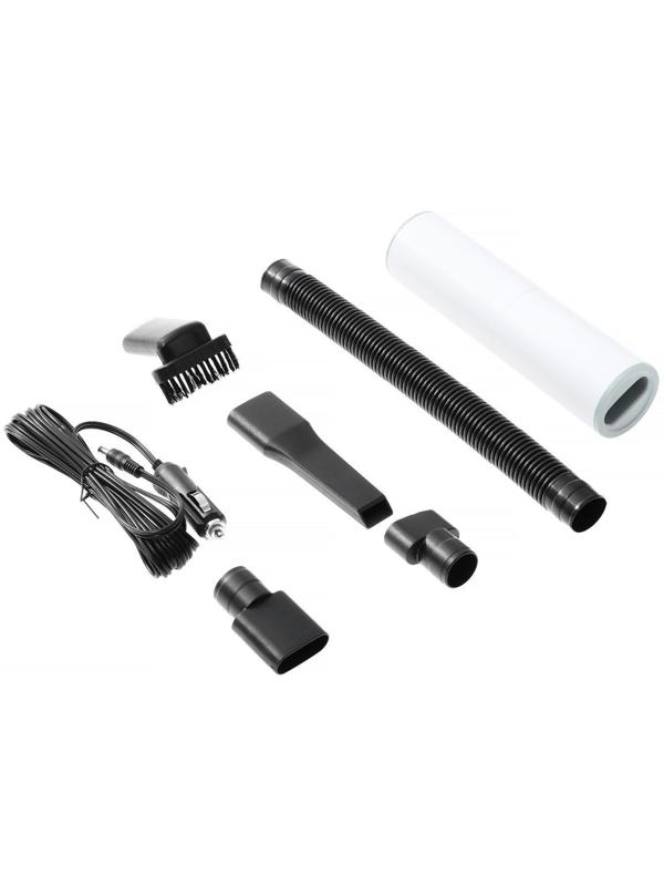 Пылесос автомобильный CARTAGE, 5 насадок, 120 Вт, 12 В, белый