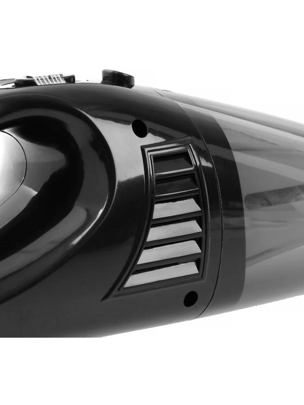 Пылесос автомобильный CARTAGE, беспроводной, 3 насадки, 120 Вт, 12 В, черный
