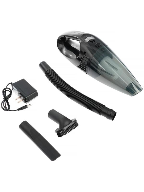 Пылесос автомобильный CARTAGE, беспроводной, 3 насадки, 120 Вт, 12 В, черный