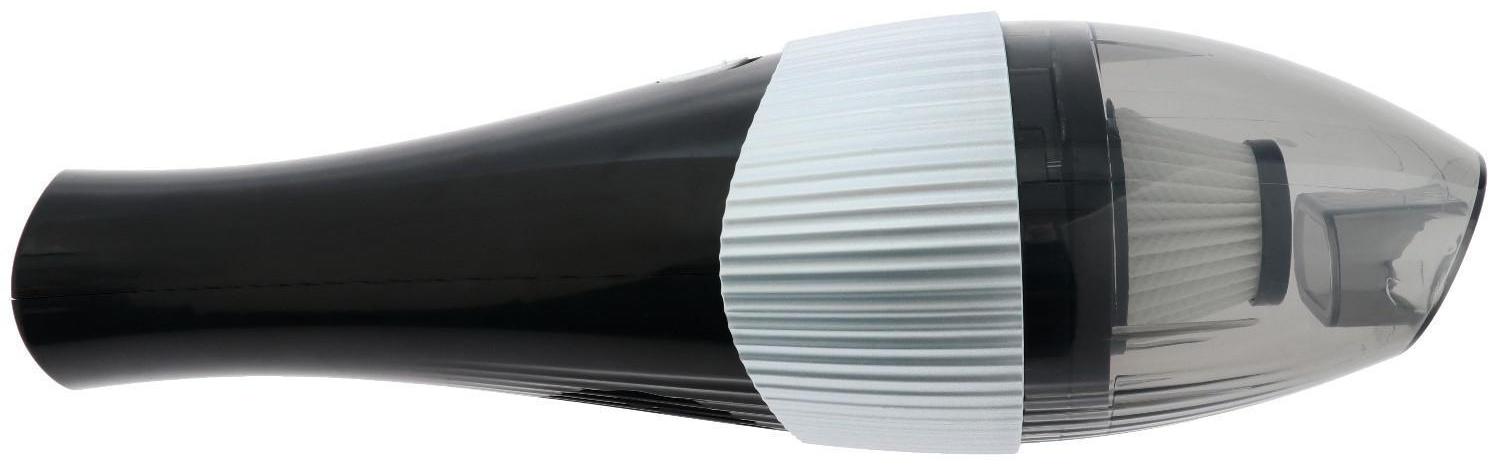 Пылесос автомобильный, беспроводной, 5 насадок, 130 Вт, 12 В, черный