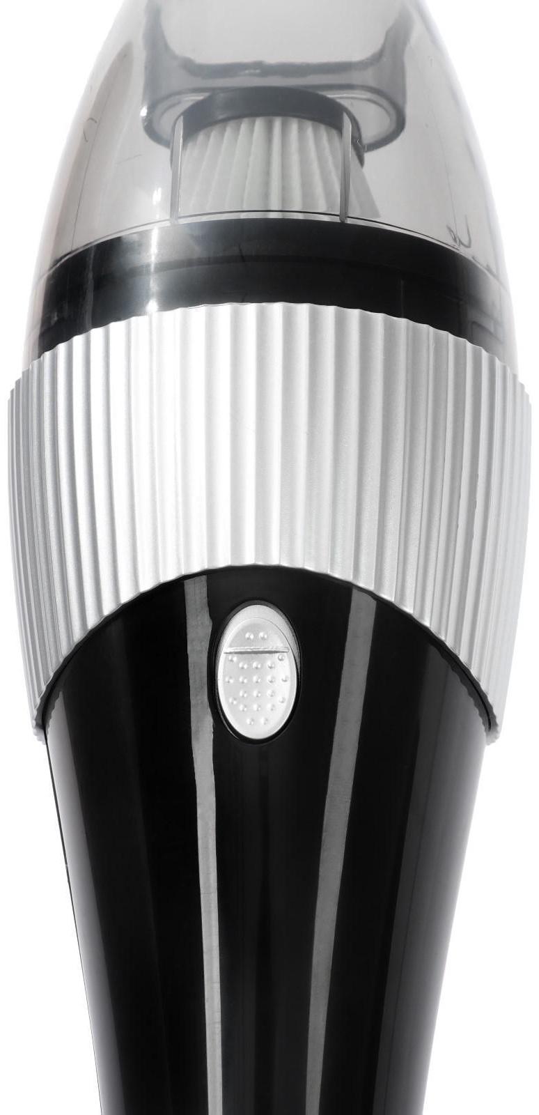 Пылесос автомобильный, беспроводной, 5 насадок, 130 Вт, 12 В, черный