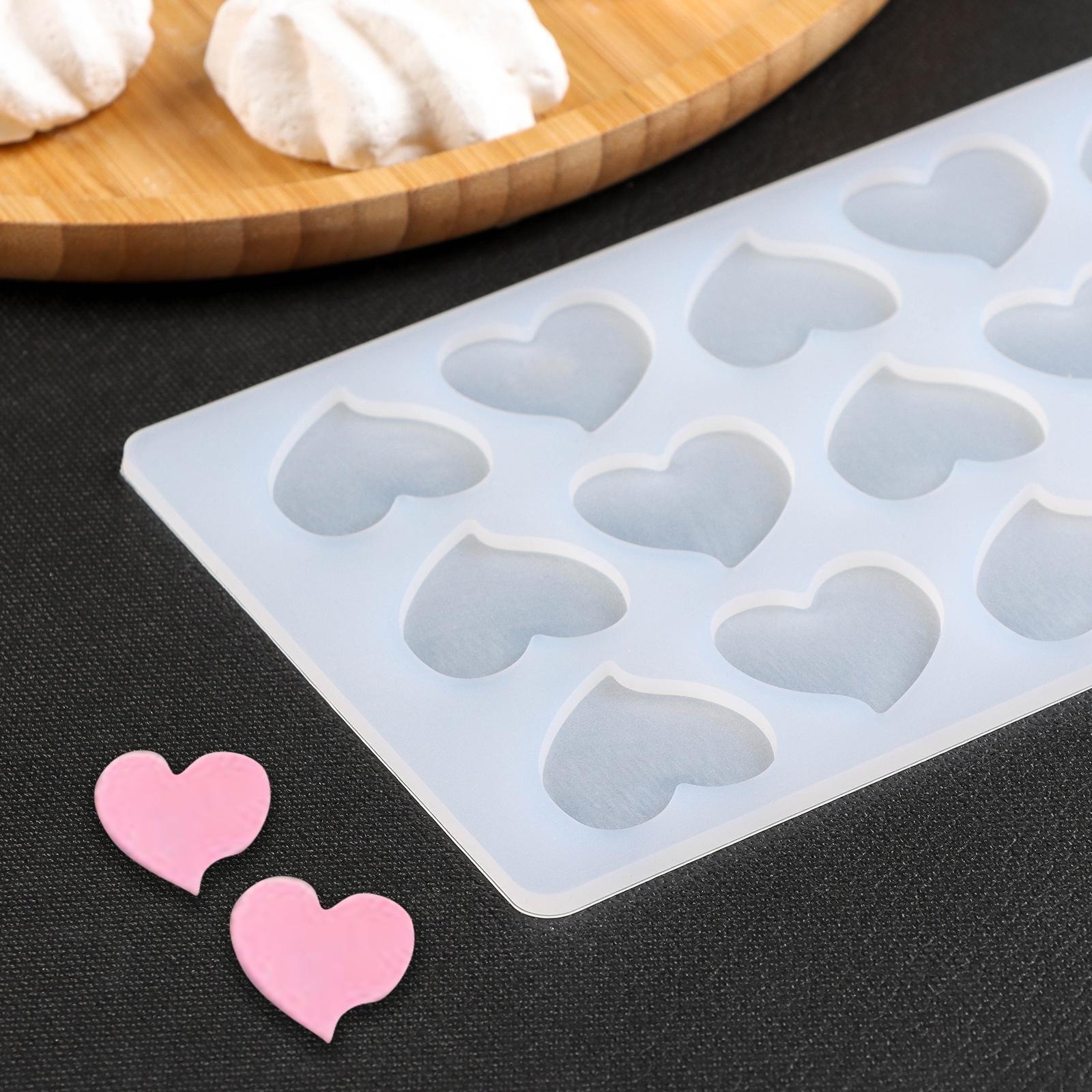 Силиконовый коврик для айстинга «Флирт», 18 ячеек, 21×11×0,3 см, цвет прозрачный