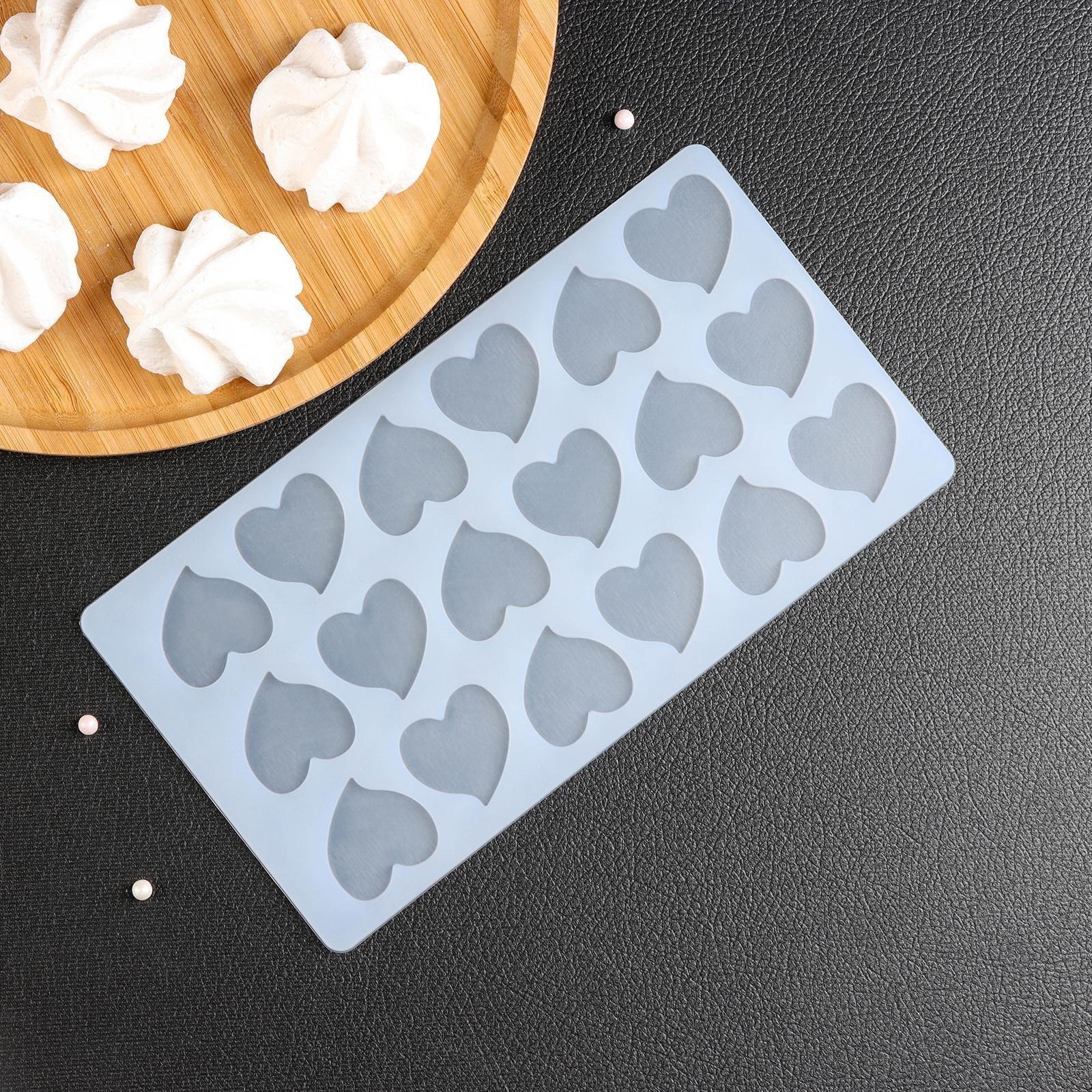 Силиконовый коврик для айстинга «Флирт», 18 ячеек, 21×11×0,3 см, цвет прозрачный