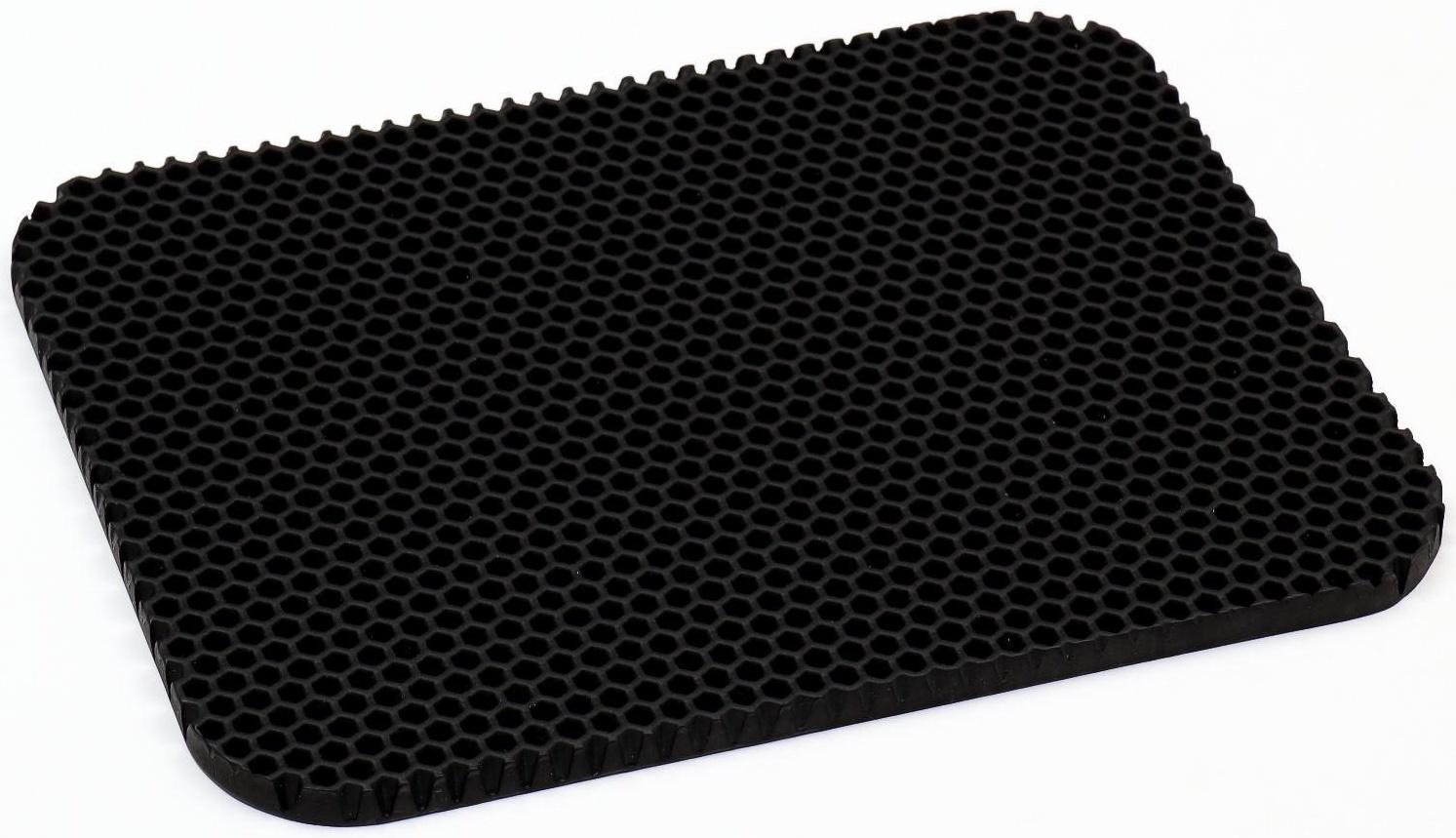 Коврик для животных EVA, ячеиистый, 27 х 34 см, черный