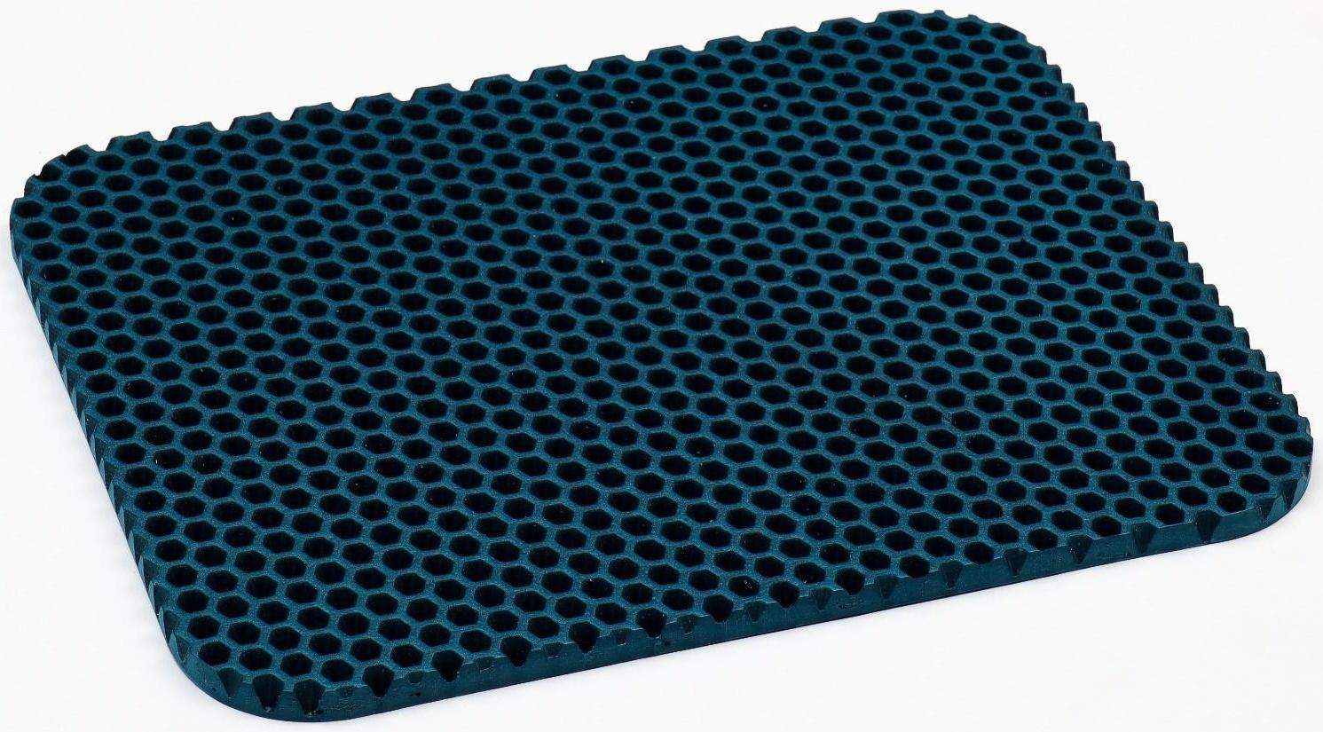 Коврик для животных EVA, ячеиистый, 27 х 34 см, синий