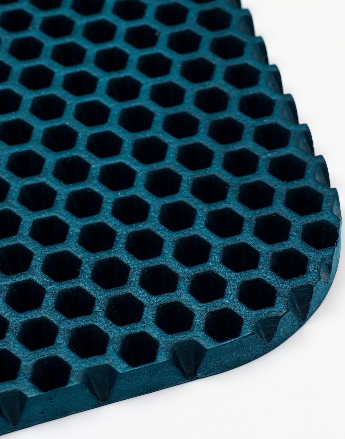 Коврик для животных EVA, ячеиистый, 27 х 34 см, синий