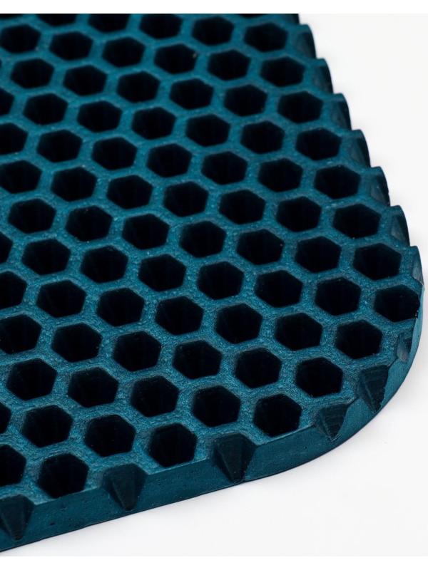 Коврик для животных EVA, ячеиистый, 27 х 34 см, синий