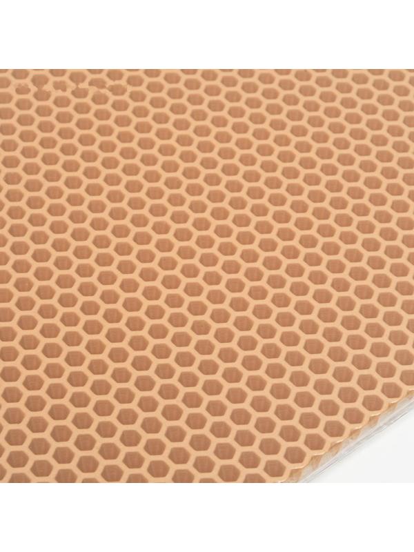 Коврик для животных EVA, ячеиистый, 27 х 34 см, бежевый