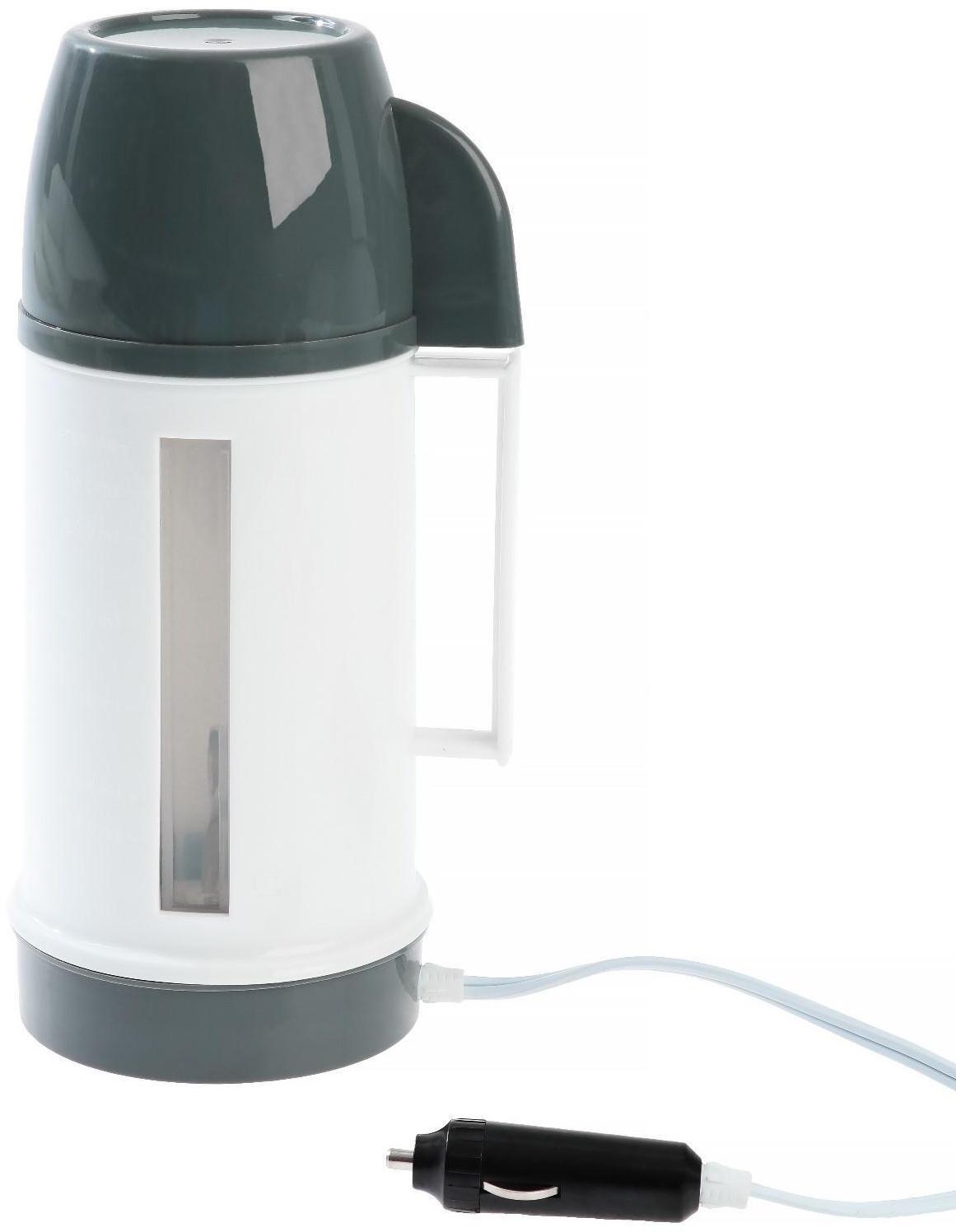 Электрочайник автомобильный 0,5 л, 12 В, 2 кружки, 150 Вт