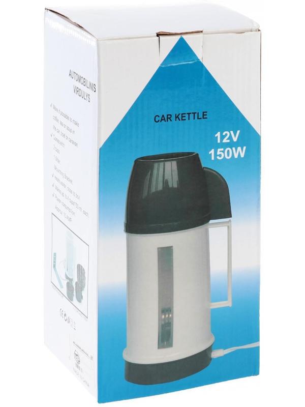 Электрочайник автомобильный 0,5 л, 12 В, 2 кружки, 150 Вт
