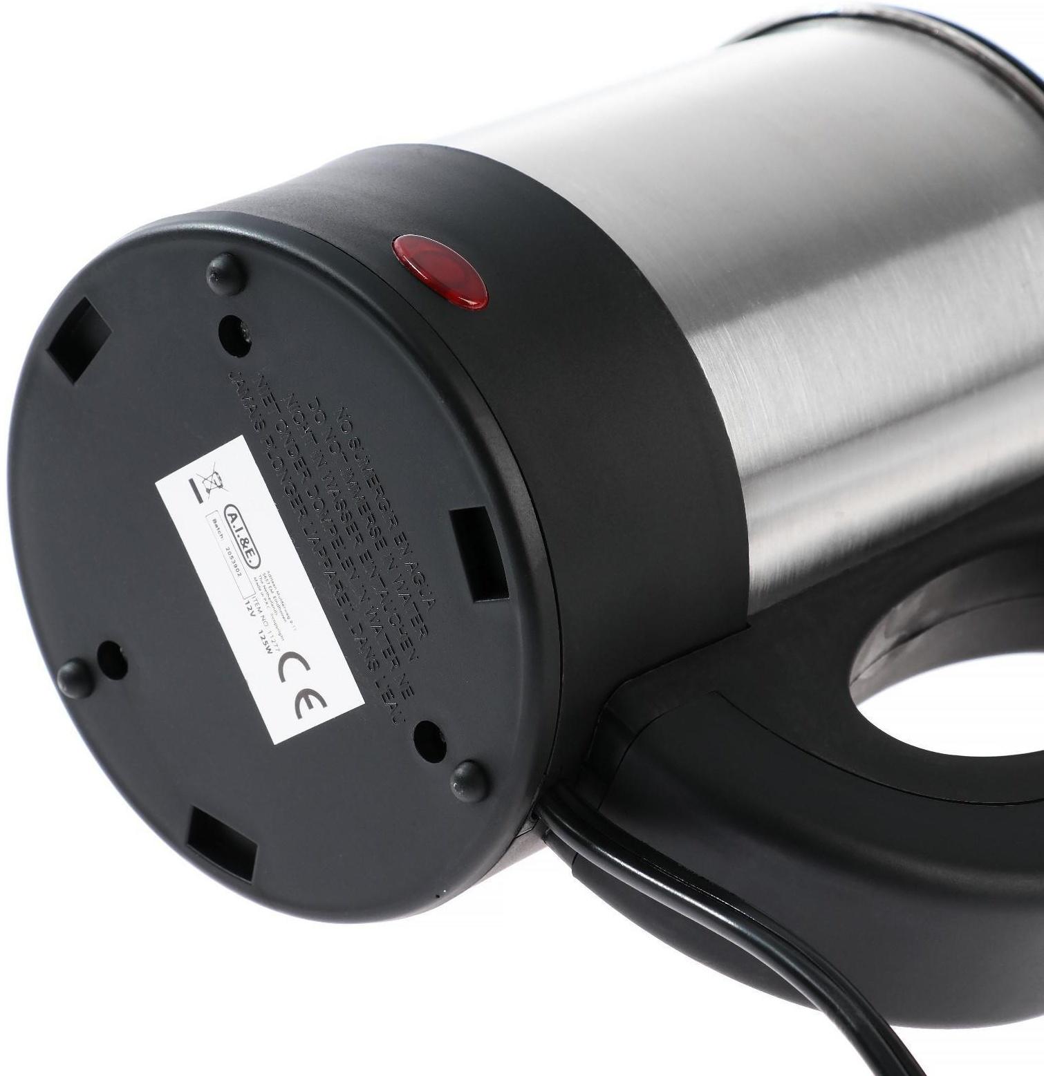 Электрочайник автомобильный 500 мл, 12 В, 125 Вт