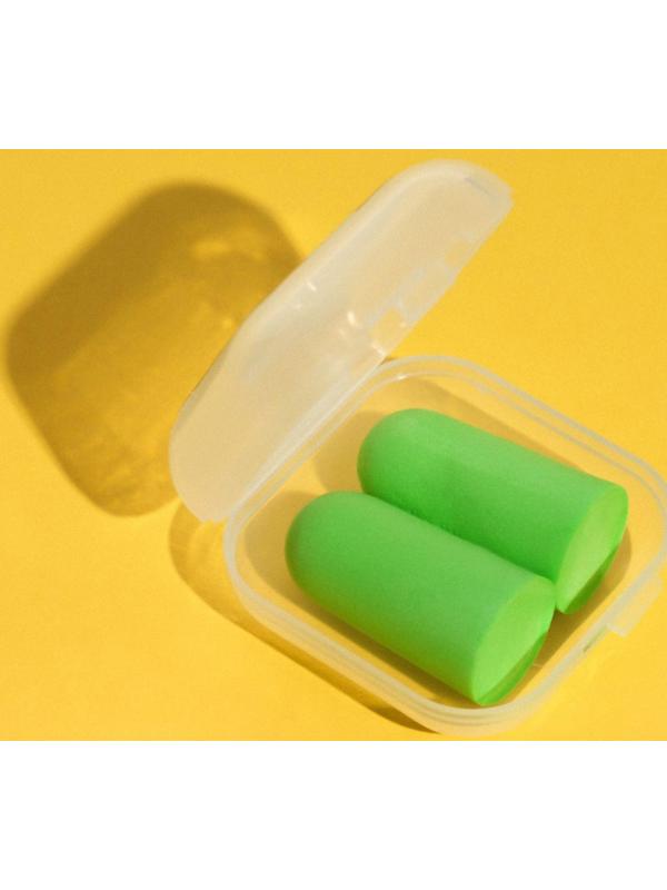 Беруши в контейнере «Разбудите меня никогда», 3 х 1,5 см