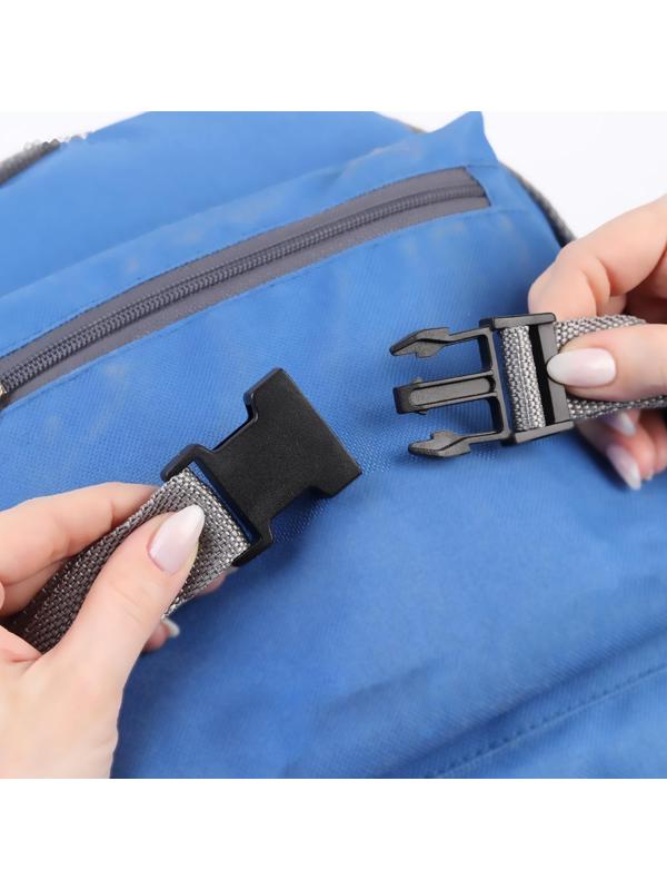 Фастекс 25 мм, нагрузка до 15 кг, 2 шт, в блистере, цвет чёрный