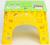 Табурет «Алфавит» складной, детский, цвет салатовый/желтый