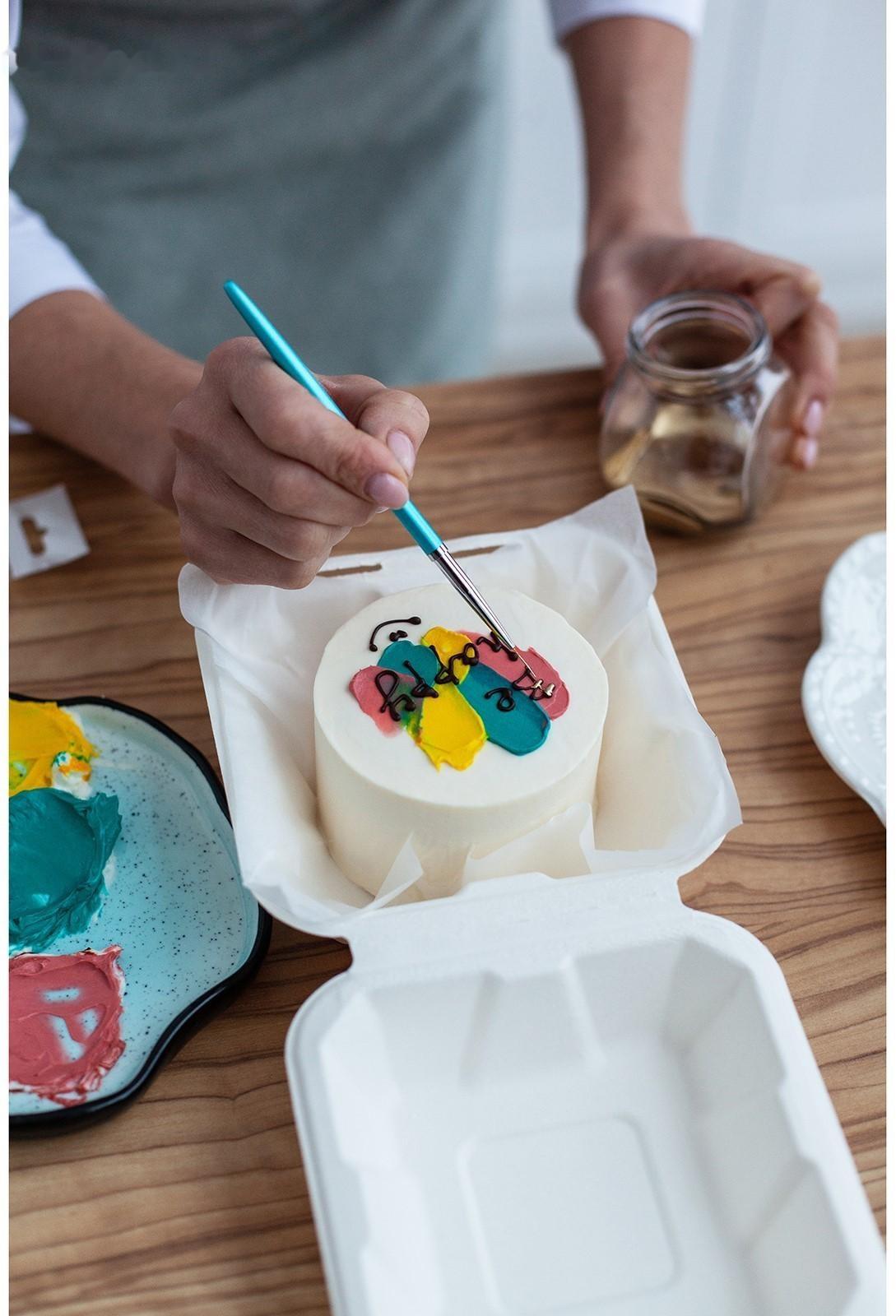 Набор кондитерских кисточек для декорирования, 3 шт