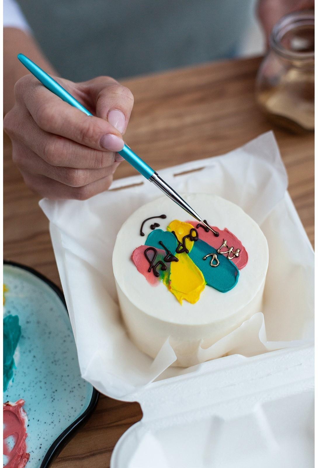 Набор кондитерских кисточек для декорирования, 3 шт