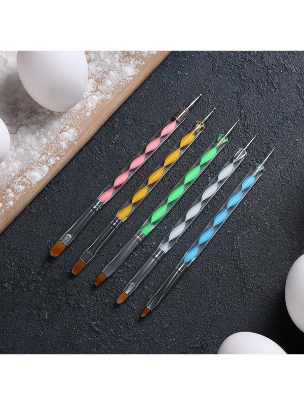 Набор кондитерских кисточек для декорирования, 5 шт