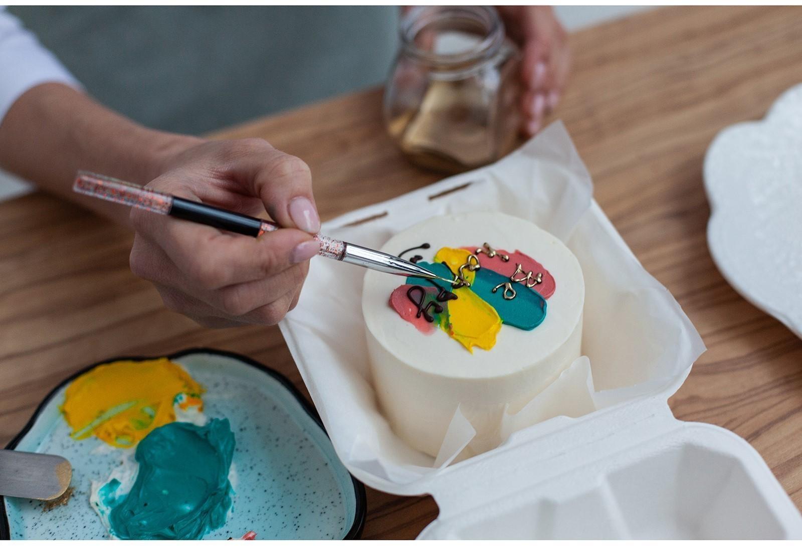 Набор кондитерских кисточек для декорирования, 3 шт