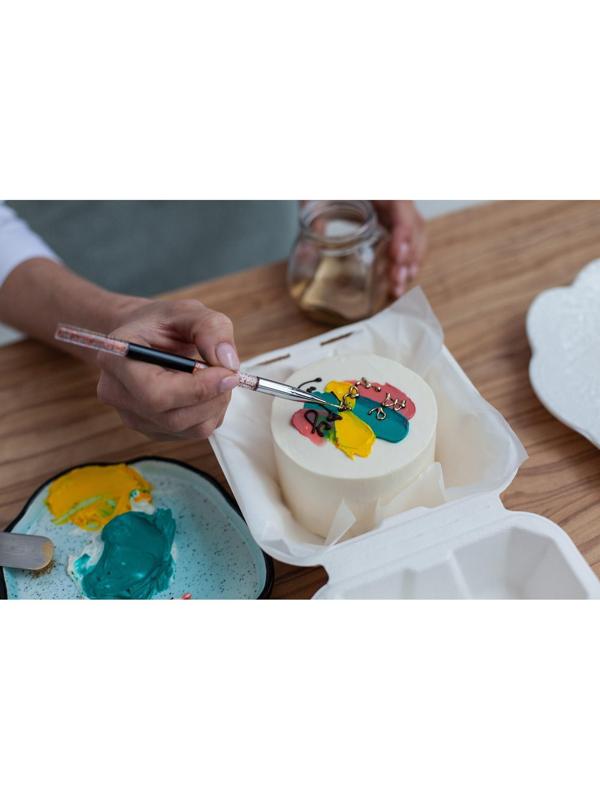 Набор кондитерских кисточек для декорирования, 3 шт