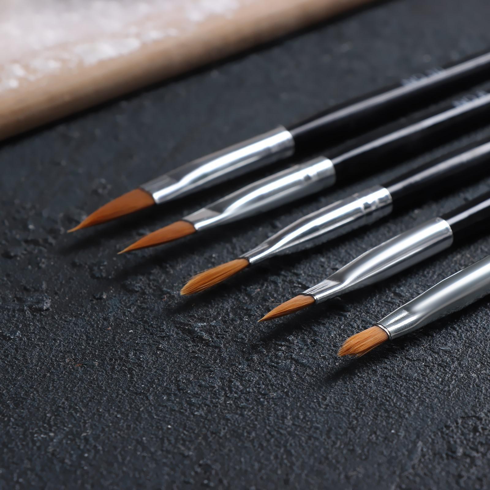 Набор кондитерских кисточек для декорирования, 5 шт