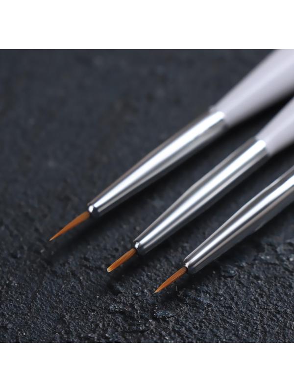 Набор кондитерских кисточек для декорирования, 3 шт