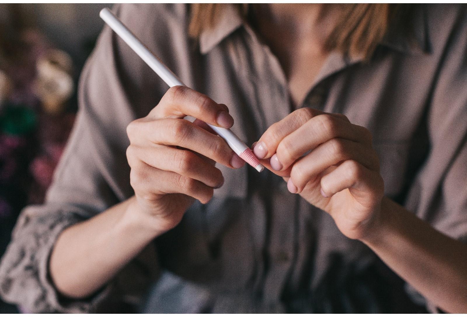 Карандаш для ткани, самозатачивающийся, 17 см, цвет белый