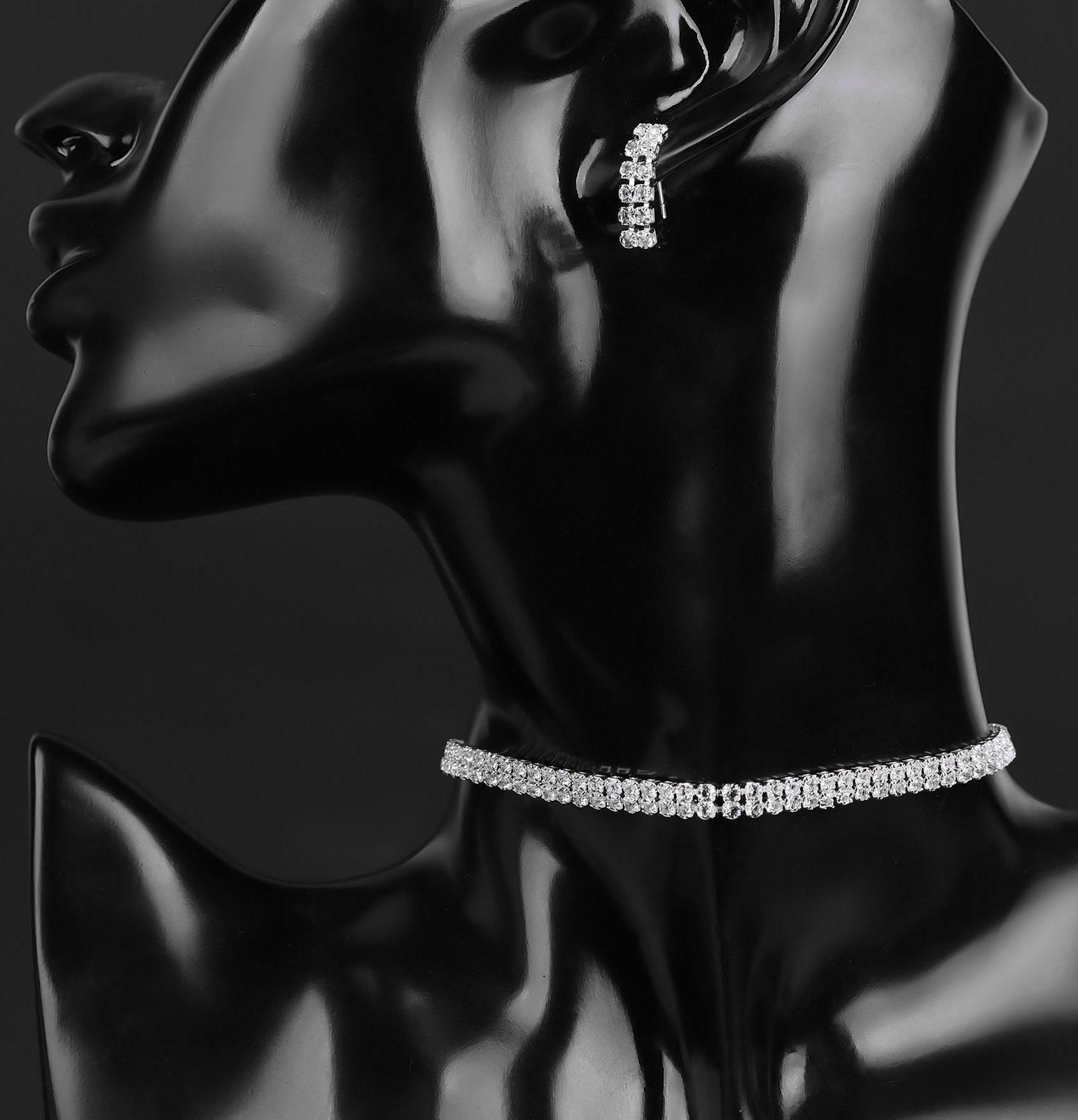 Набор 2 предмета: серьги, чокер 