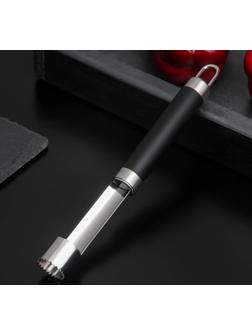 Нож для сердцевины Доляна «Нео», 20,5 см, ручка soft-touch, цвет чёрный