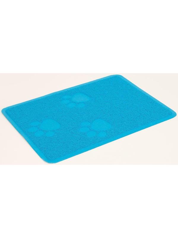 Коврик 2-в-1 под миску/туалет животных со скругленными углами, 48 х 35 см, микс цветов