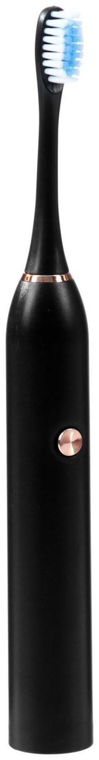 Электрическая зубная щётка Luazon LP-004, вибрационная, от 1хAA (не в компл.), черная