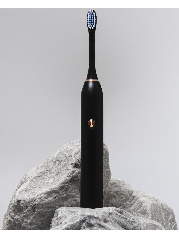 Электрическая зубная щётка Luazon LP-004, вибрационная, от 1хAA (не в компл.), черная