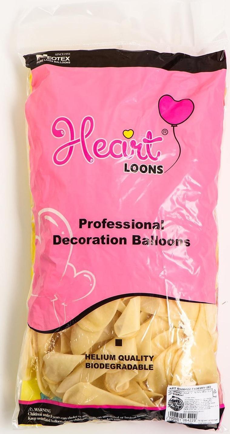 Шар латексный сердце 12