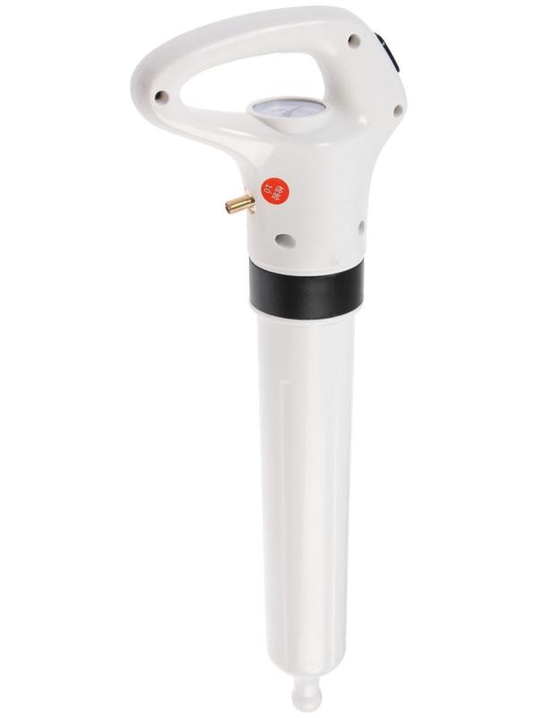 Вантуз пневматический ZEIN, 3 насадки, датчик давления, ручной насос