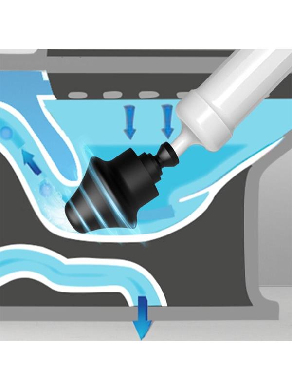 Вантуз пневматический ZEIN, 3 насадки, датчик давления, ручной насос