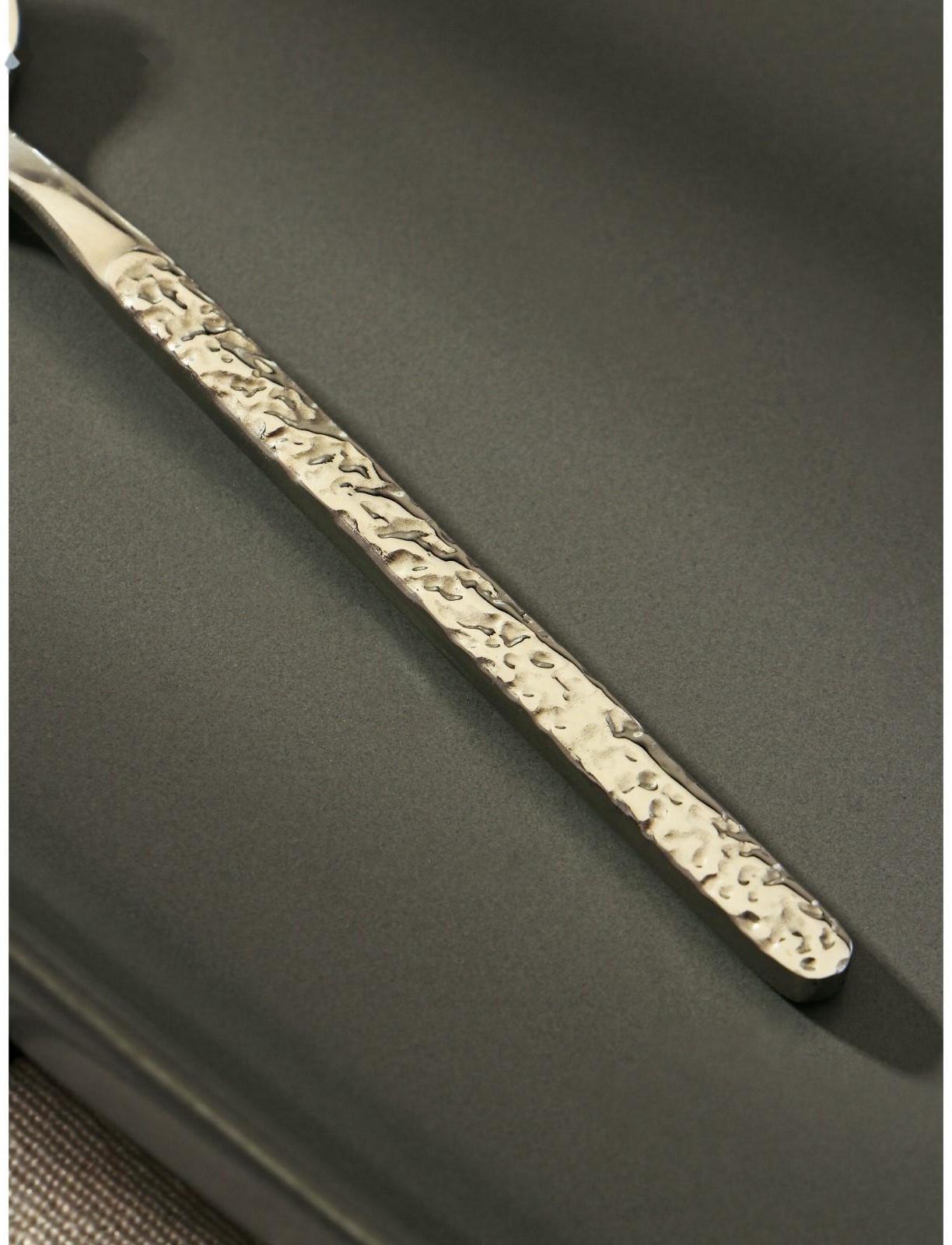 Ложка чайная из нержавеющей стали Magistro «Лин», h=12,2 см, цвет серебряный