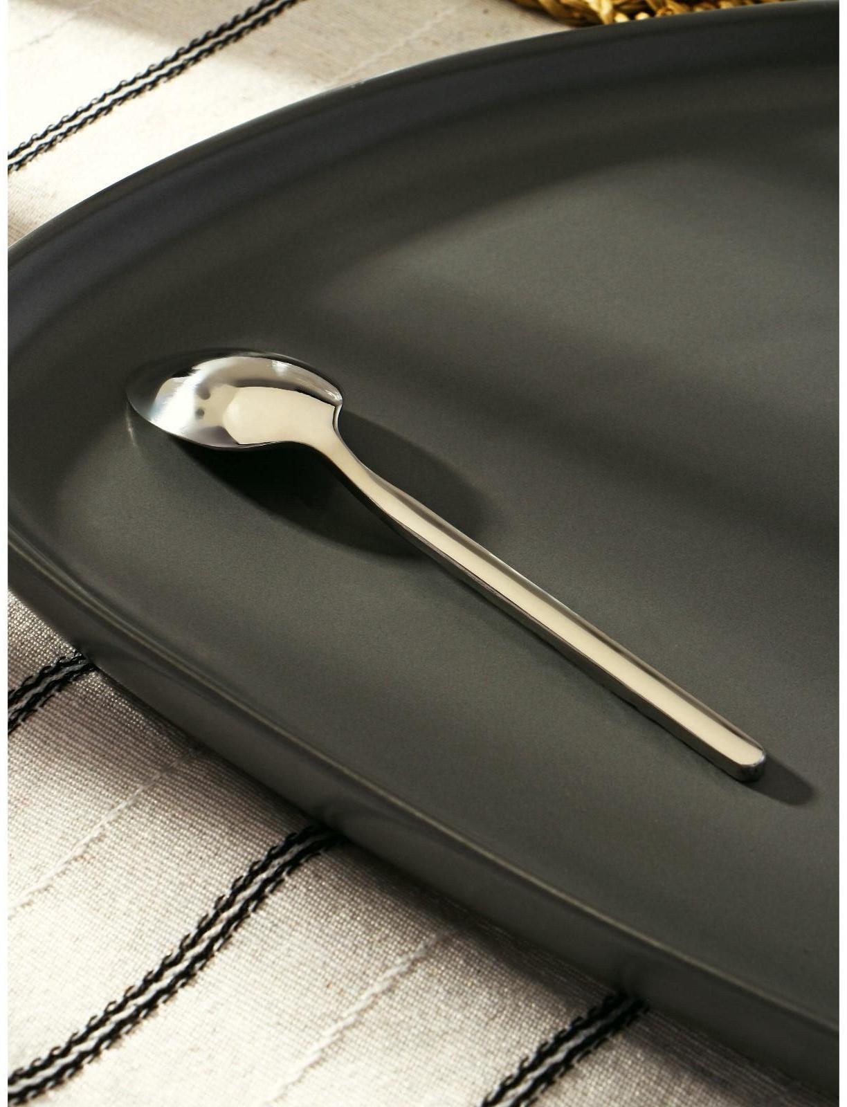 Ложка чайная из нержавеющей стали Magistro «Лин», h=12,2 см, цвет серебряный