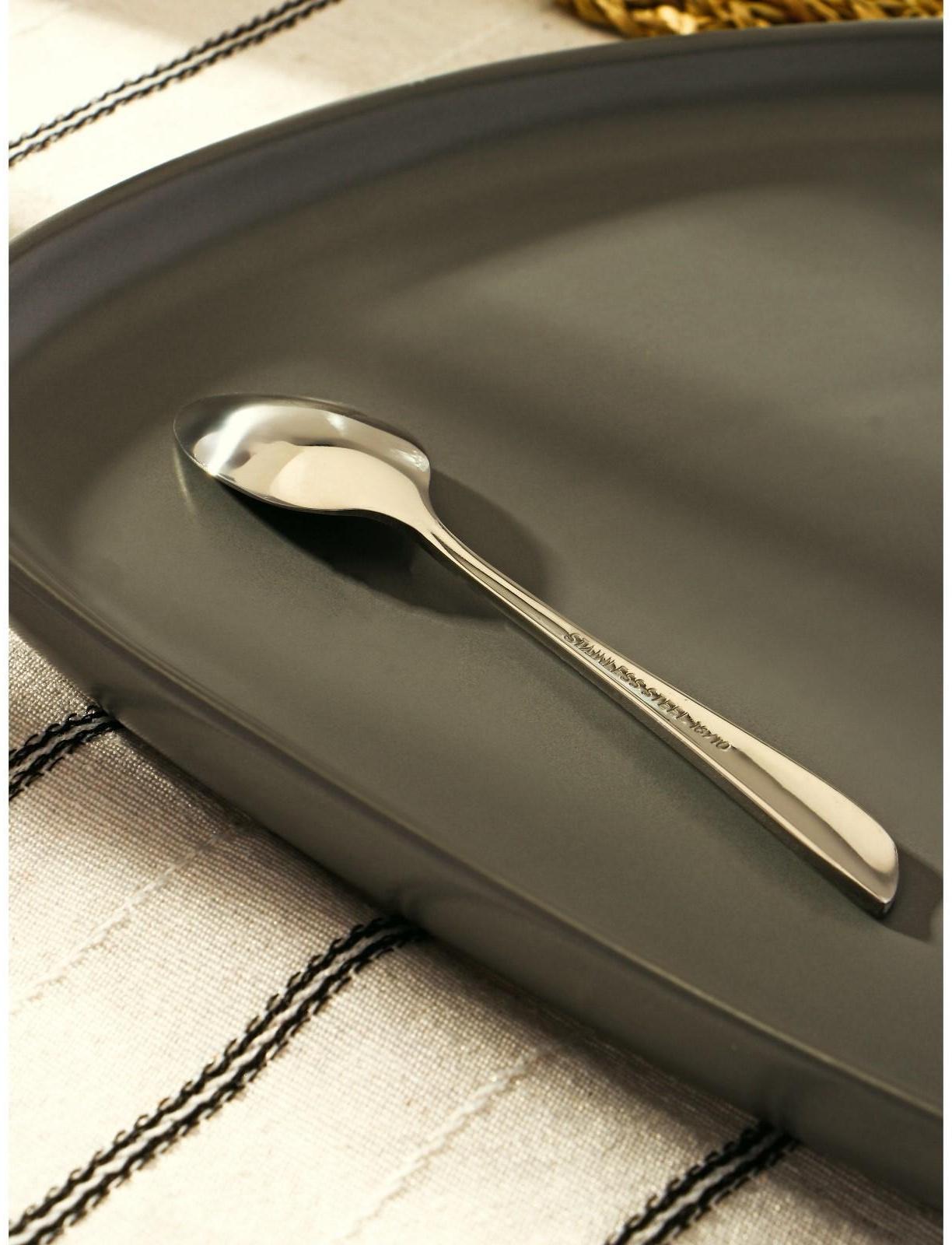 Ложка кофейная из нержавеющей стали Magistro «Эми», h=12,5 см, цвет серебряный