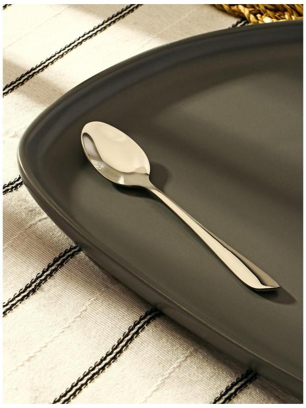 Ложка кофейная из нержавеющей стали Magistro «Эми», h=12,5 см, цвет серебряный