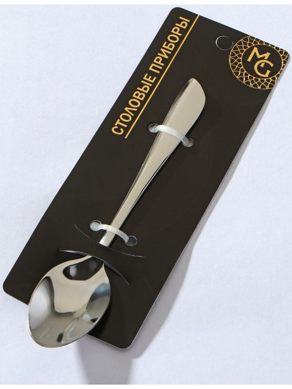 Ложка кофейная из нержавеющей стали Magistro «Эми», h=12,5 см, цвет серебряный